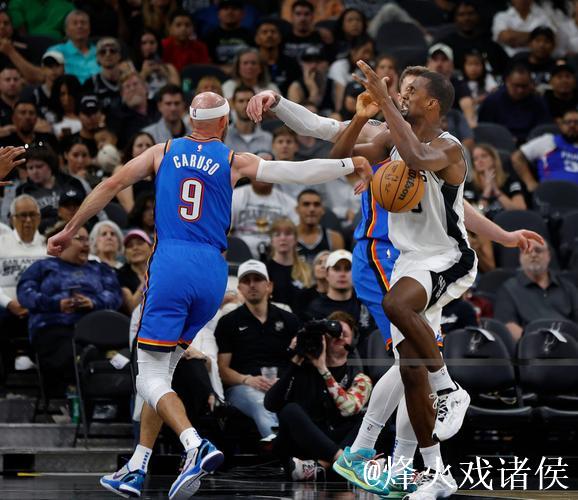 NBA杯12月14日：马刺VS雷霆 卡斯尔集锦